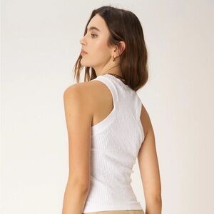 Project Social T PLAYER FITTED RACERBACK RIB TANK